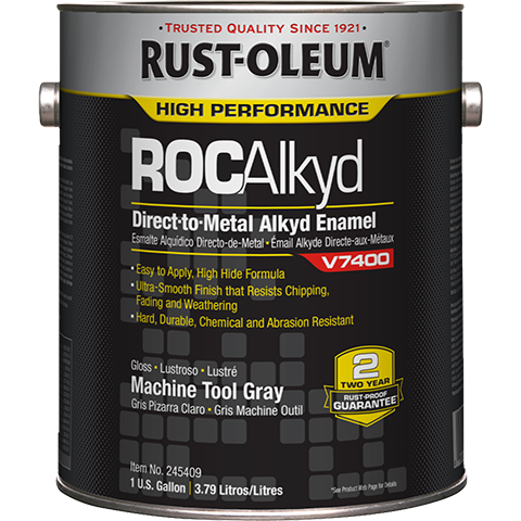 Rust-Oleum&reg; V7400 System 340 VOC DTM Alkyd Enamel - Machine Tool Gray